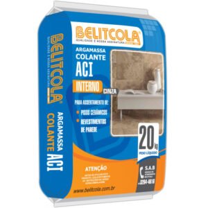 Argamassa Colante Belitcola AC-I Interna Cinza 20kg